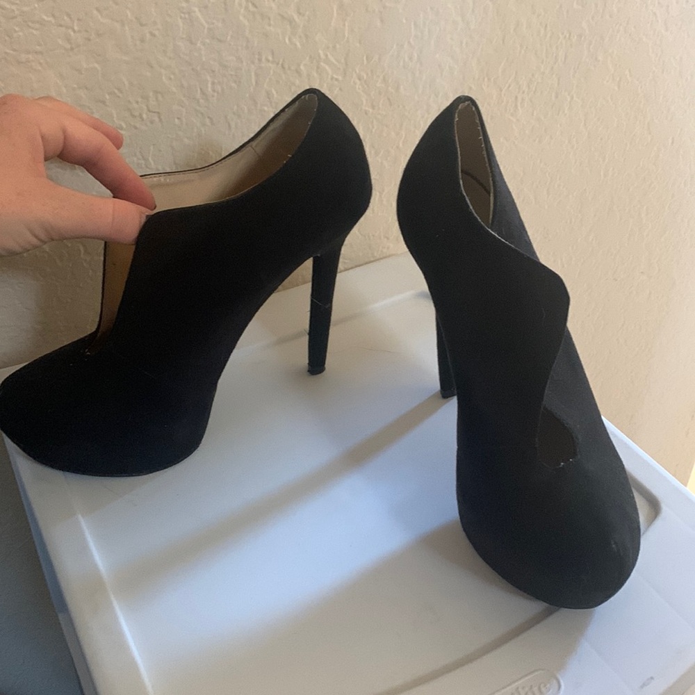 Qupid suede stilettos
